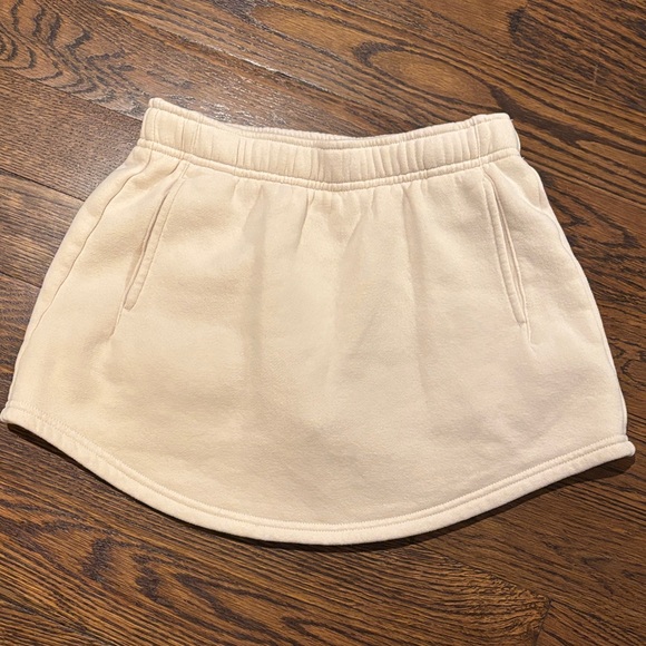 Offline | Skirts | Offline By Aerie Xs Cream Ivory Sweat Skirt With ...